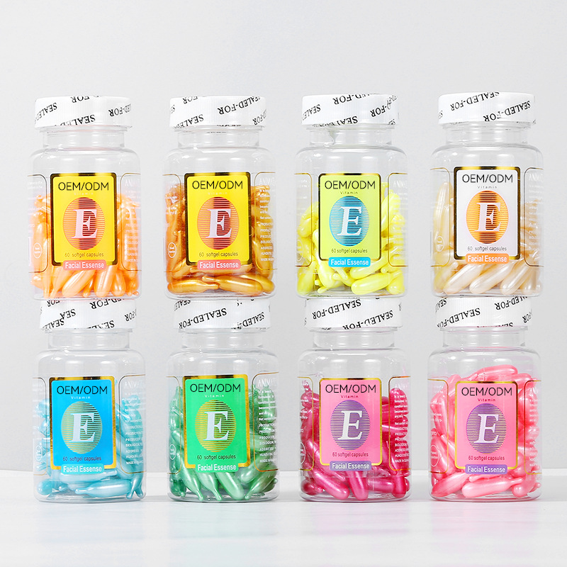 Vitamin E Tube-Shape Softgels — Hydrate, Repair & Customize Your Brand