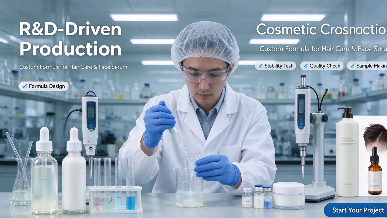 OEM Facial Serum Manufacturer Custom Formulation Services