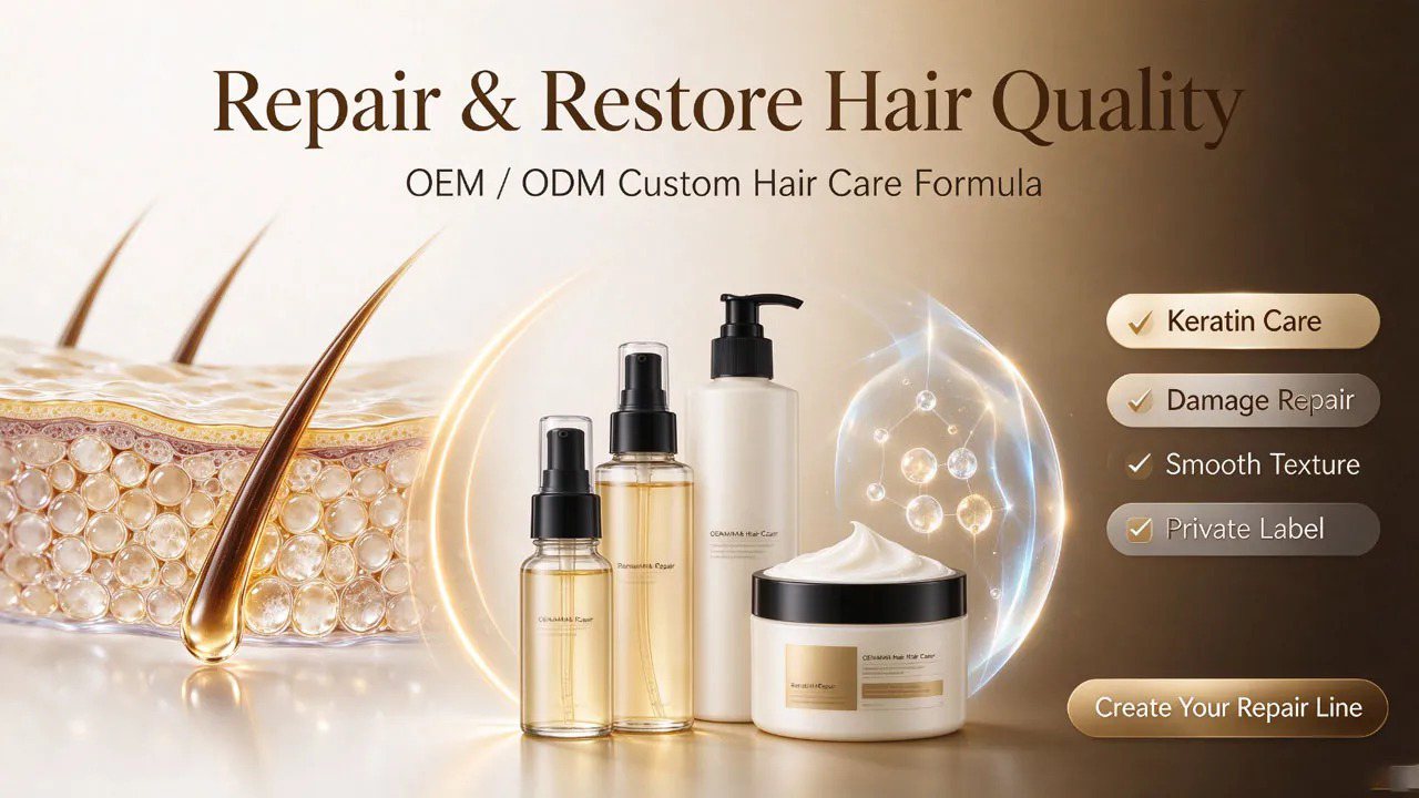 Hair Serum OEM Anti Breakage Formula Development for Brands