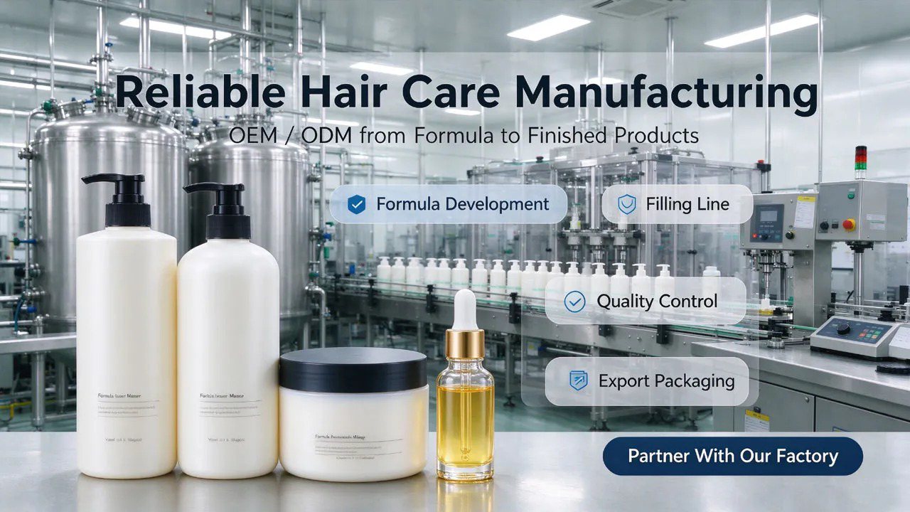 Hair Care Contract Manufacturing for Organic Shampoo Lines