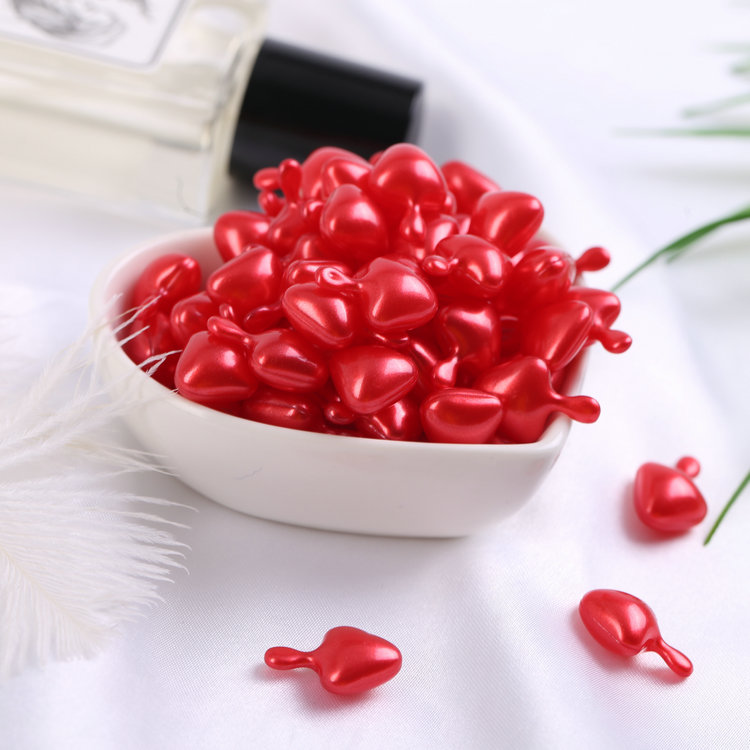 Small Mushroom-Shaped Polypeptide Facial Essence Softgel Capsules OEM