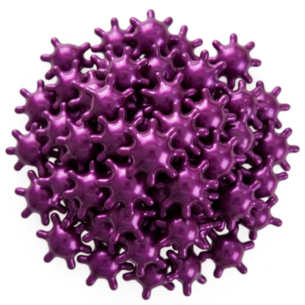 Purple Sunflower-Shape Anti-Aging Facial Serum Softgels — Custom OEM