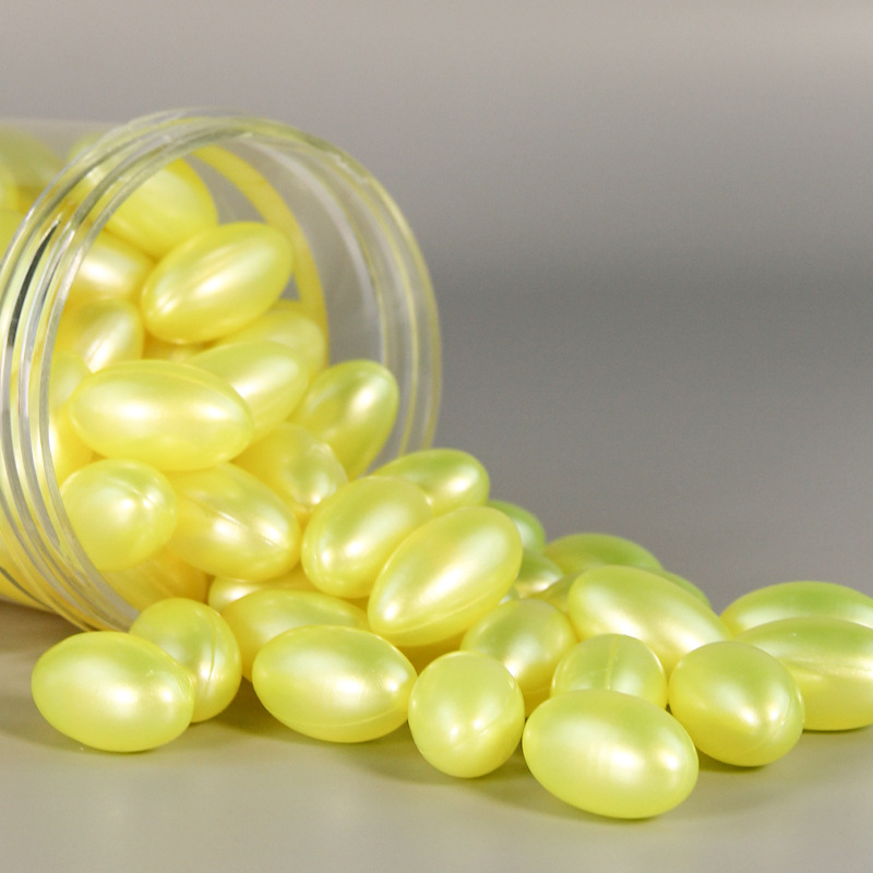Custom Cylindrical Massage Oil Softgels — OEM Manufacturing