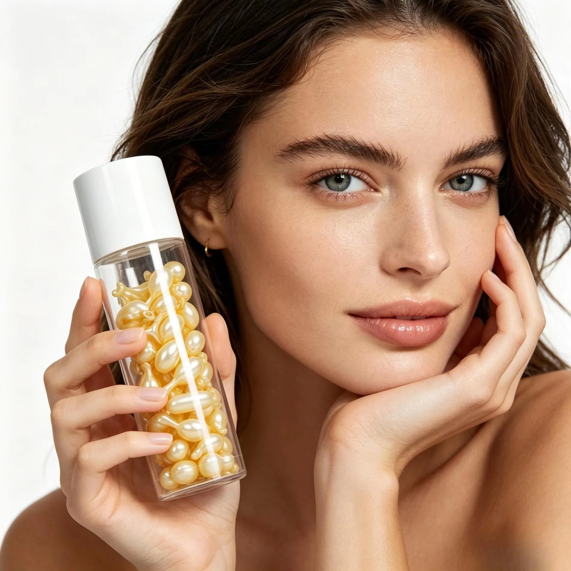 Custom Fullerene + Placenta Firming Serum Capsules — OEM/ODM