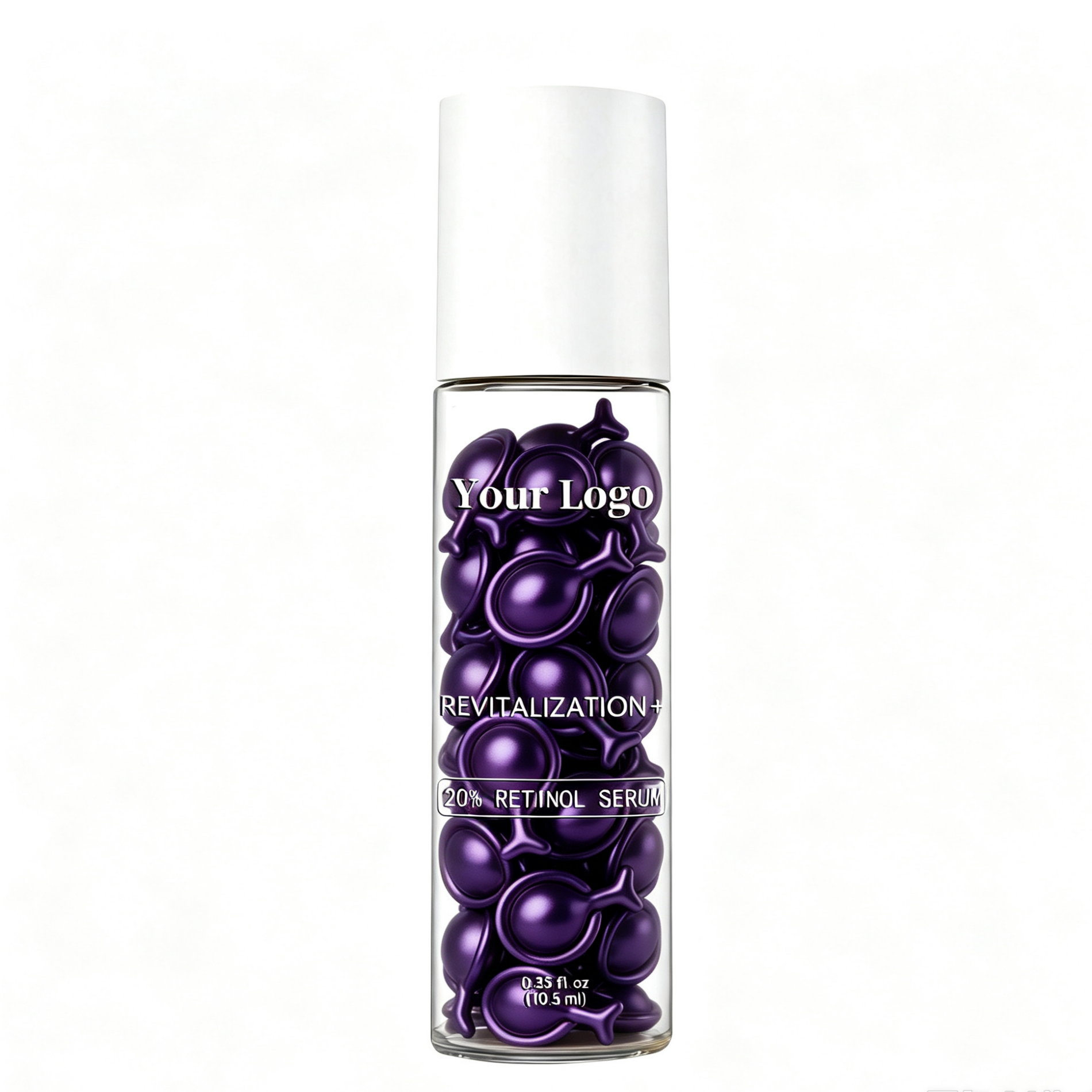 OEM 20% Vitamin C + Retinol Gold Serum Capsules — Anti-Aging & Firming Complex