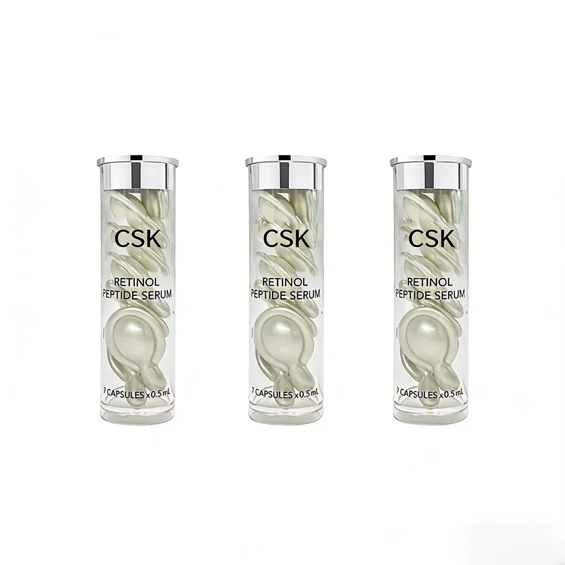 Custom Blue Copper Peptide + Squalane Anti-Wrinkle Serum Softgels — OEM/ODM