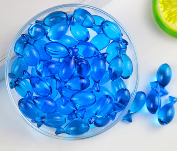 OEM Gentle Blue Cleansing Oil Capsules — Hydrating Makeup Remover, Portable & Disposable