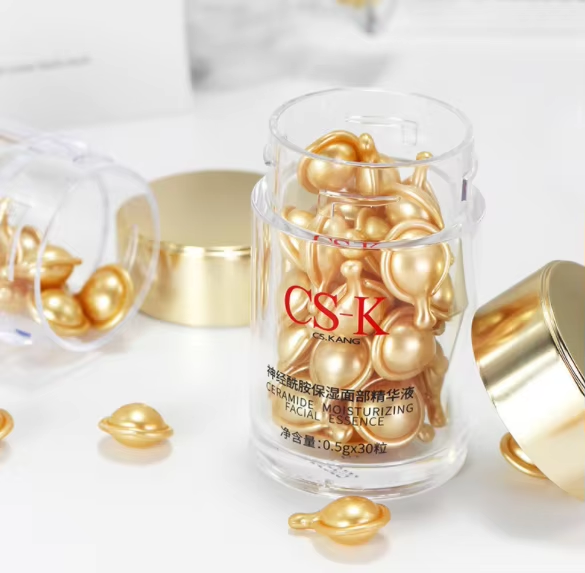 OEM Ceramide Time-Space Moisturizing Essence Capsules — Barrier Repair & Hydration Boost