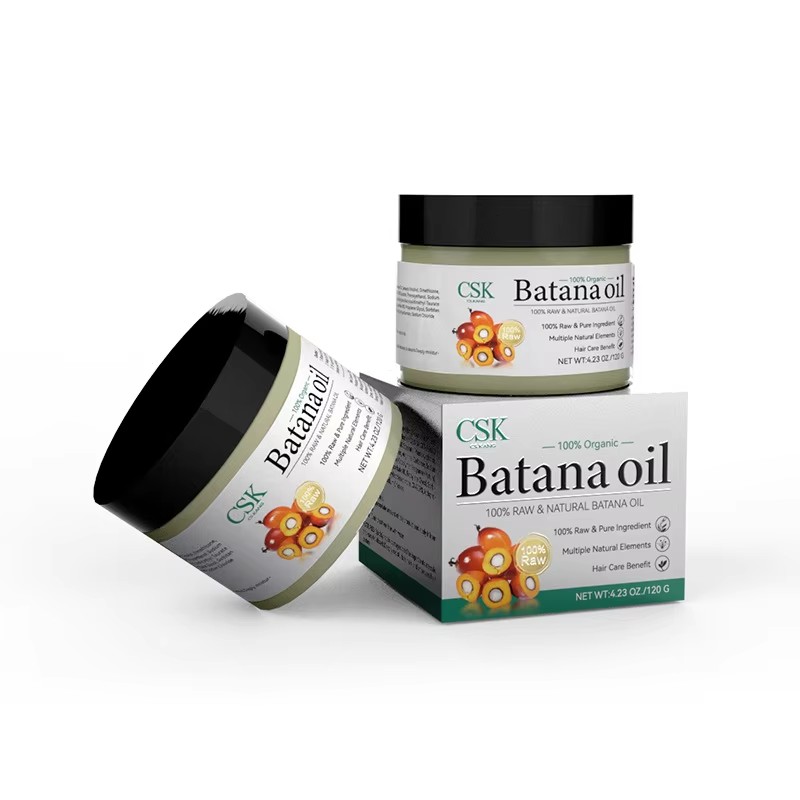OEM Batana Oil Solid Hair Balm — Sleek Anti-Frizz & Deep Nourishing Treatment
