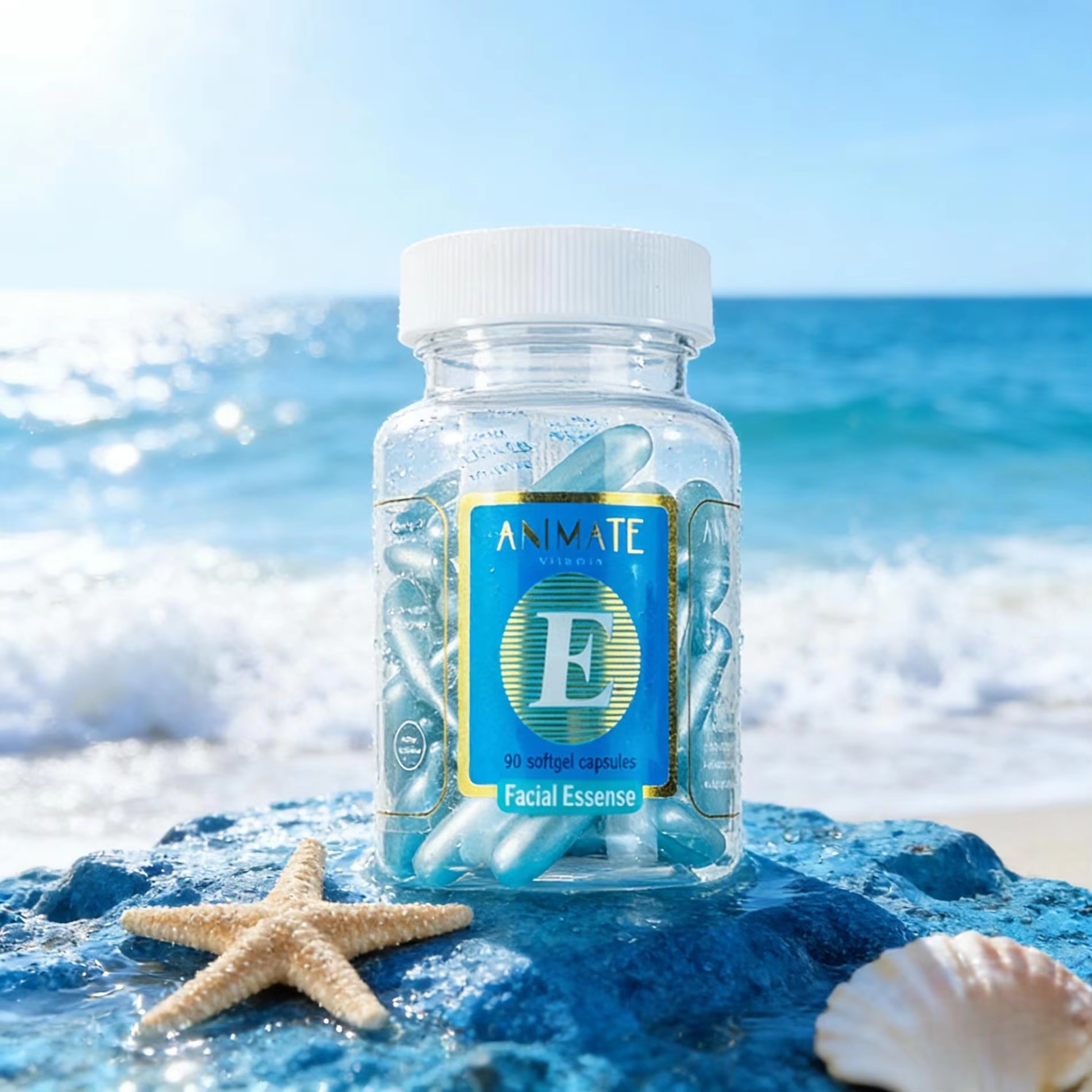 OEM/ODM Vitamin E Brightening Face Serum Softgel Capsules — Hydrating & Nourishing Essence