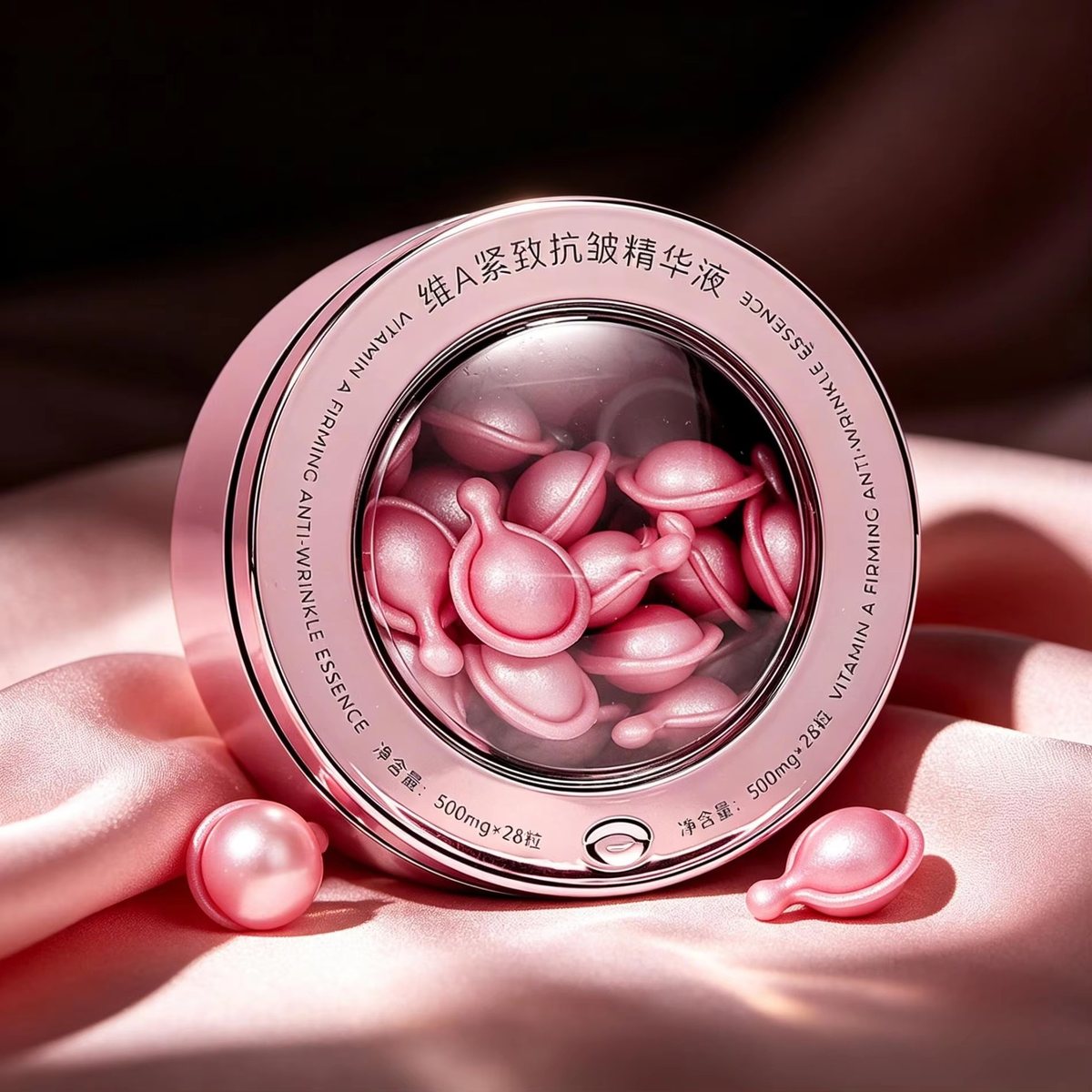 OEM Plant-Based Retinol Anti-Wrinkle Face Serum Capsules — Anti-Aging Essence