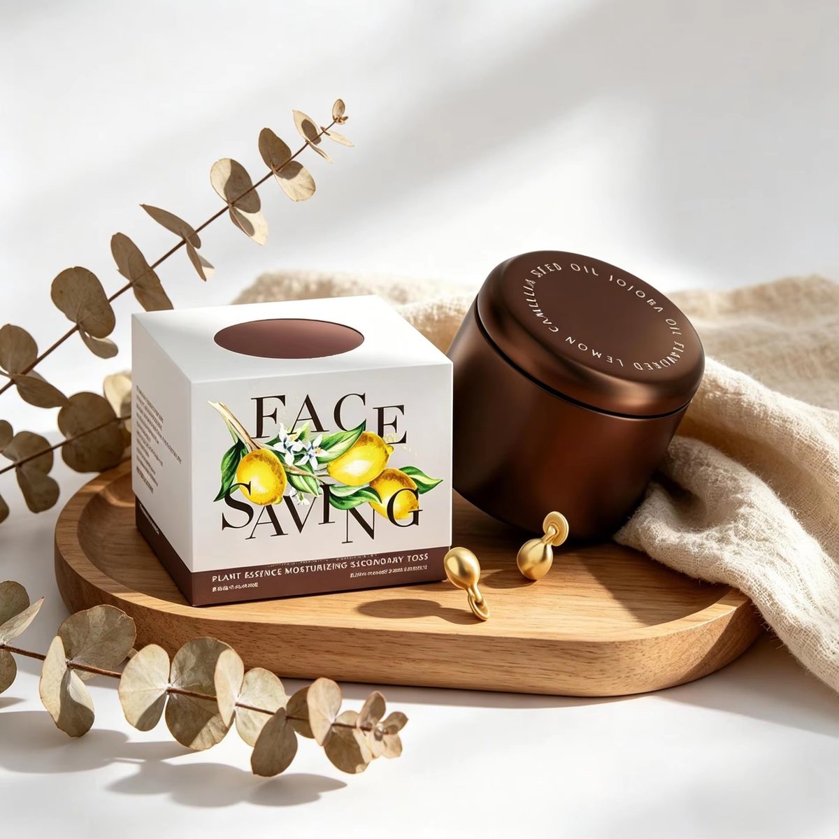 Custom Camellia Seed & Jojoba Oil Hair Capsules — Anti-Frizz Smoothing & Nourishing OEM