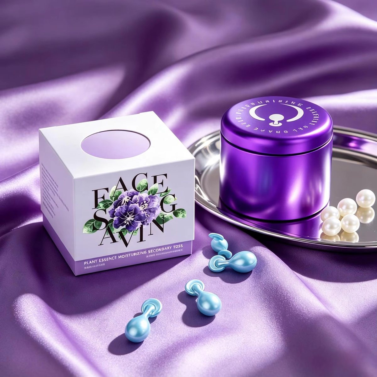 Custom Grape Seed + Niacinamide Firming & Anti-Wrinkle Serum Capsules — Disposable Essence OEM