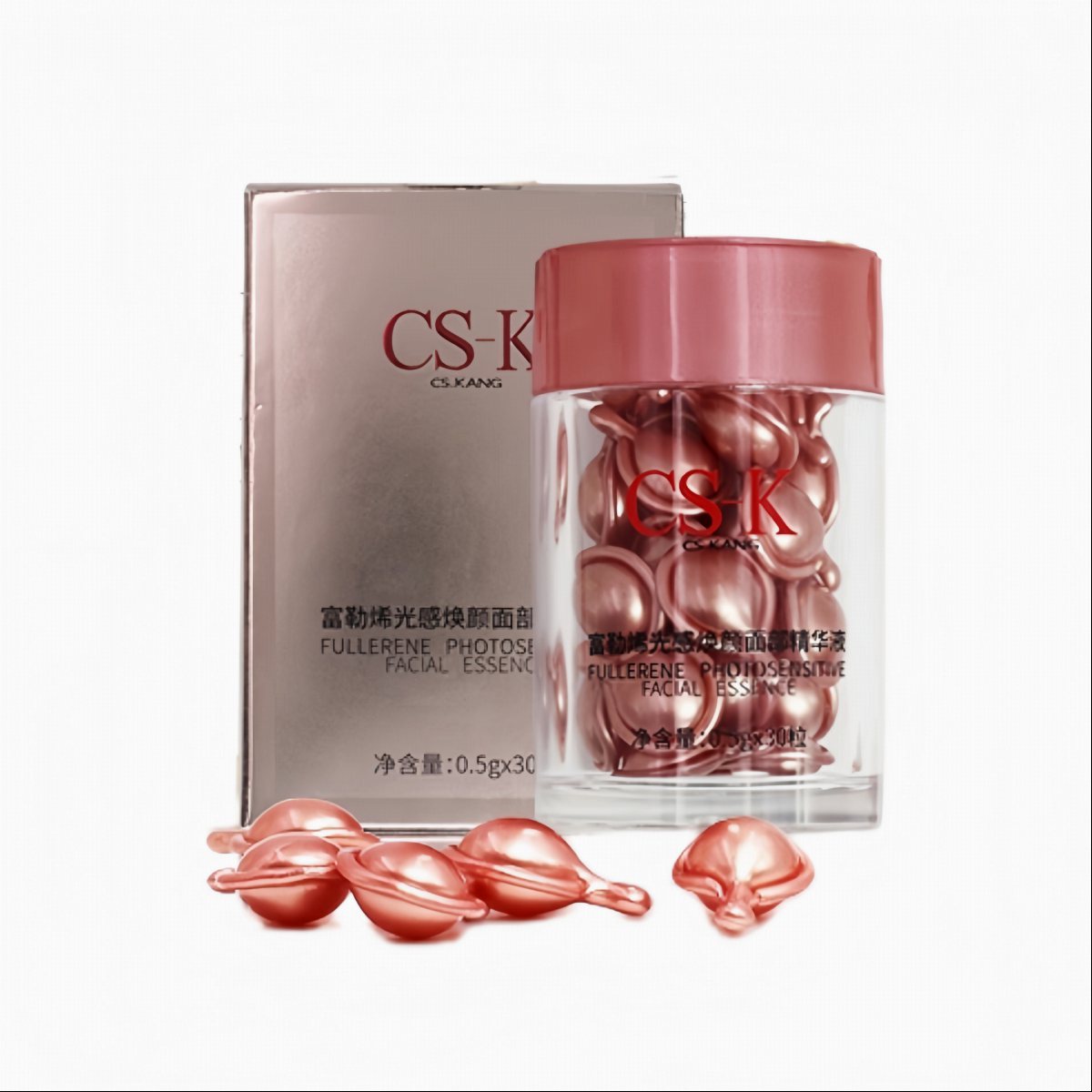 CS-K Fullerene for Capsules Moisturizing Skin Care Whitening Skin Revitalizing Firming Enhance Skin Radiance for Women