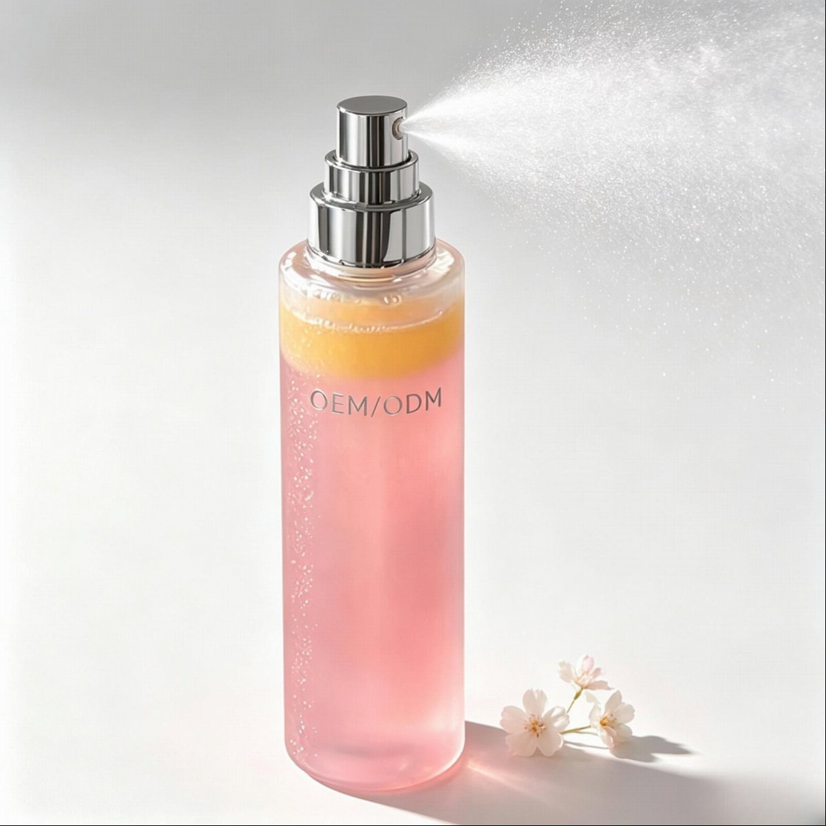 OEM ODM Salmon Essence Waterless Spray Moisturizing Hydrating Face Serum Mist Skin Care Custom Original Factory