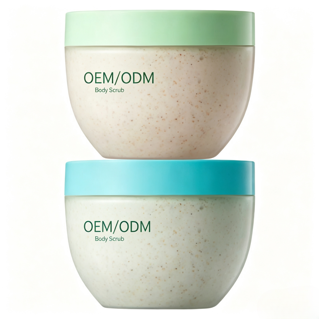 OEM Sea Salt & AHA Body Scrub Exfoliating Brightening Moisturizing Whitening Shower Scrub Manufacturer