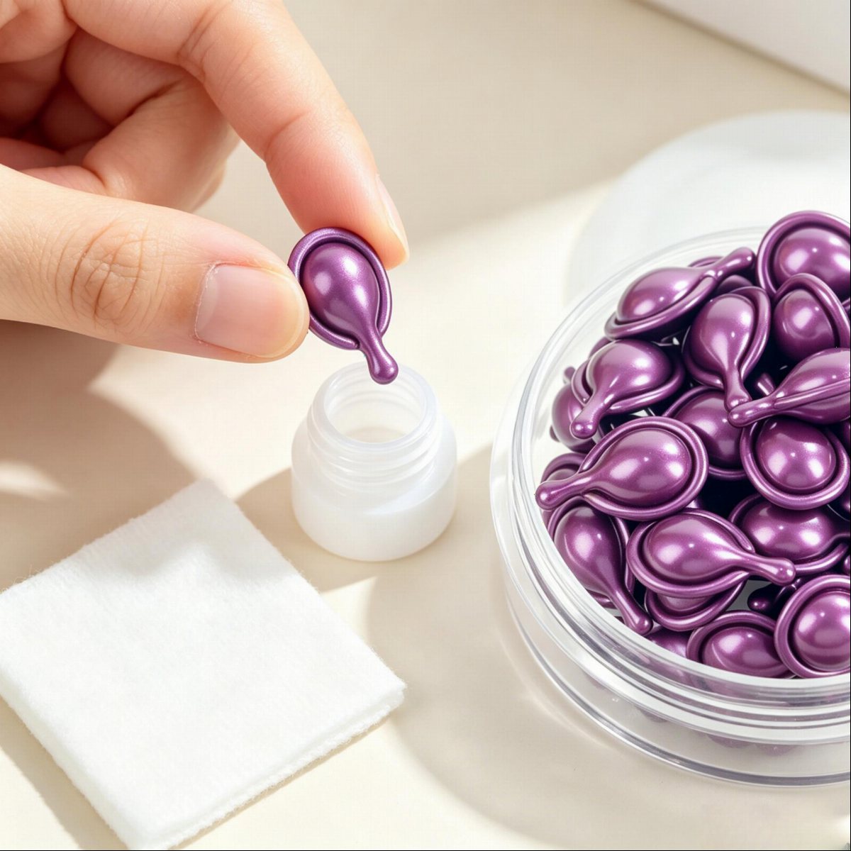 Bulk Capsule Serum Moisturizing Hydration Glow Brightening Skincare Capsule Manufacturer OEM ODM