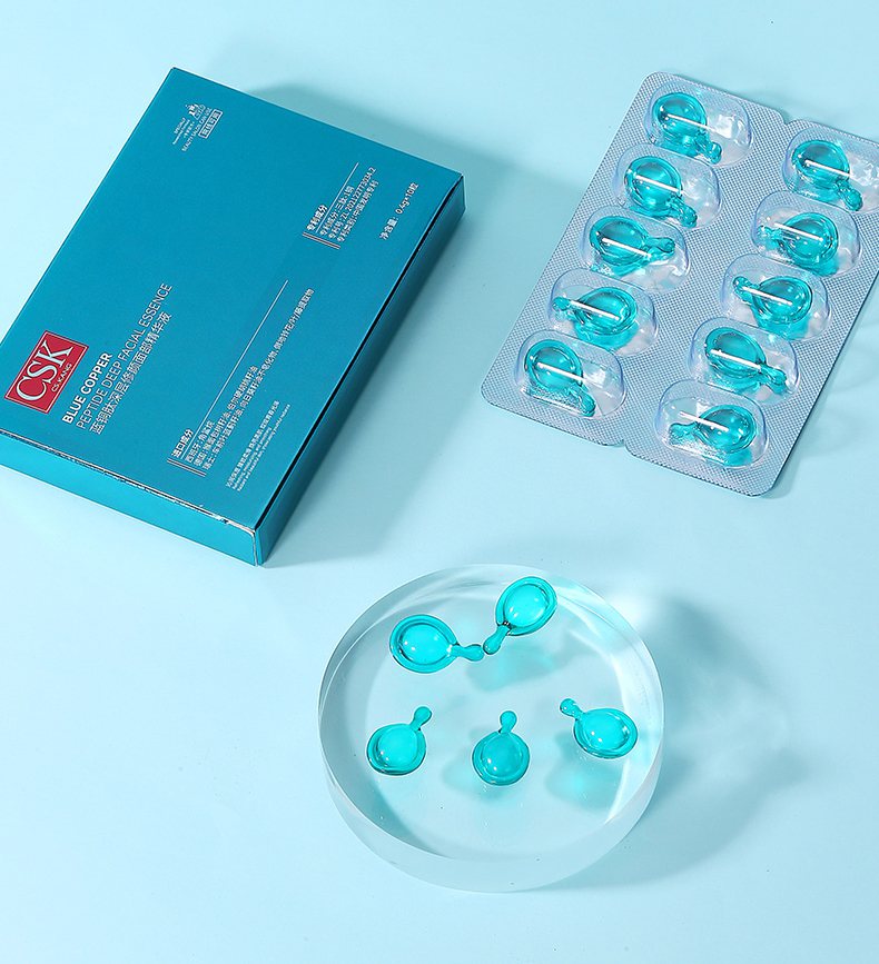 CS-k Blue Copper Peptide Deep Repair Facial for Moisturizer Nourishing Smooth Brightening Anti-wrinkle for Neck & Face