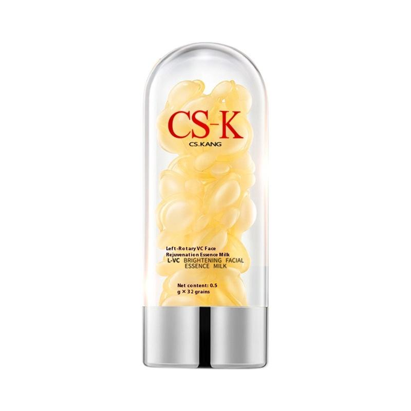 CS-K Vitamin C Facial Serum Capsules Brighten Skin Tone Moisturizing Nourishing Anti-wrinkle Whitening Firming
