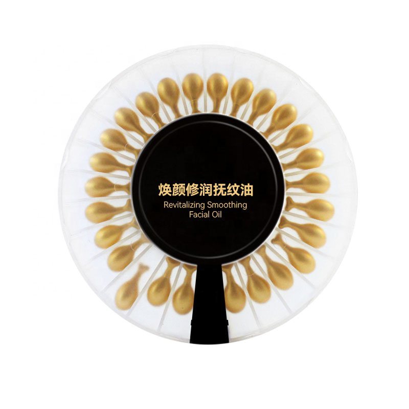 Ginseng & for Facial Anti-Wrinkle Firming Moisturizing Oil Capsules with Skin Revitalizer & Anti-Puffiness for Men-Home Use