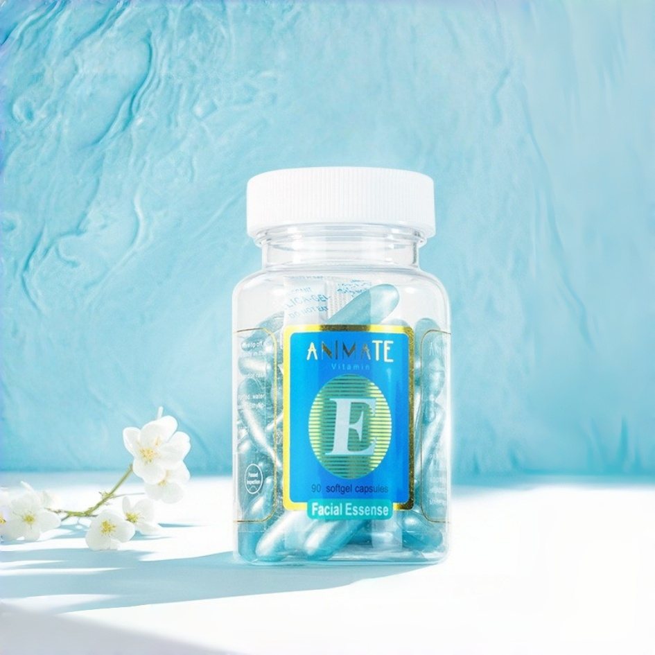 Private Label Vitamin E Face Serum Capsules
