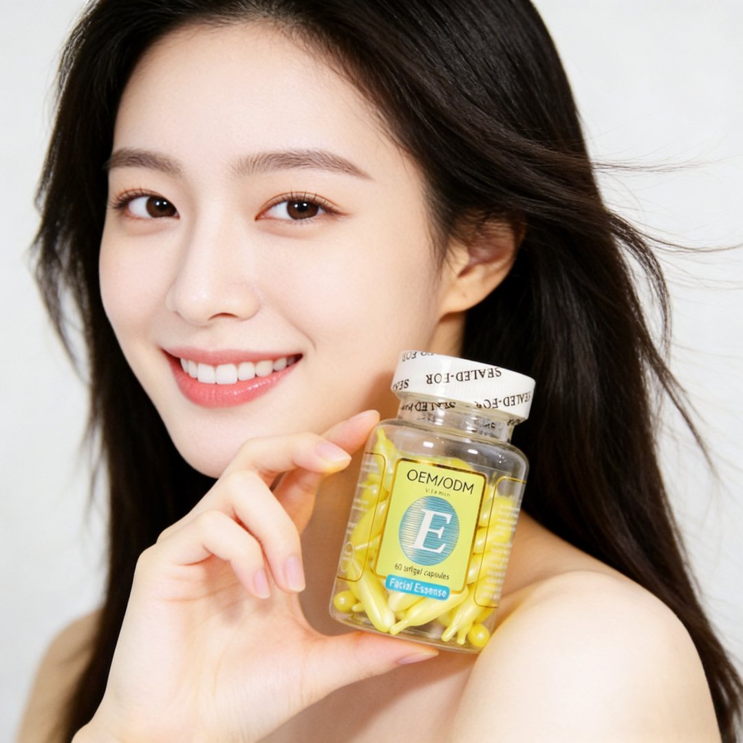 Facial Vitamin E Essence Moisturizing Exfoliate Brightening Skin Tone Antioxidant Smooth Fine Lines Private Label Products