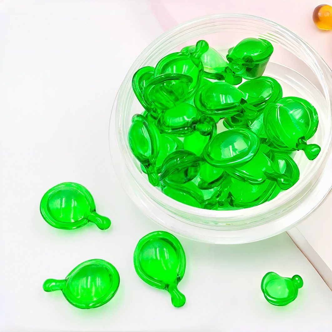 Jojoba Hair Capsules Essential Oil Hair Care Hair Treatment Plant Extract for Damaged Hair Leave-in Hair Care Shiny Hair
