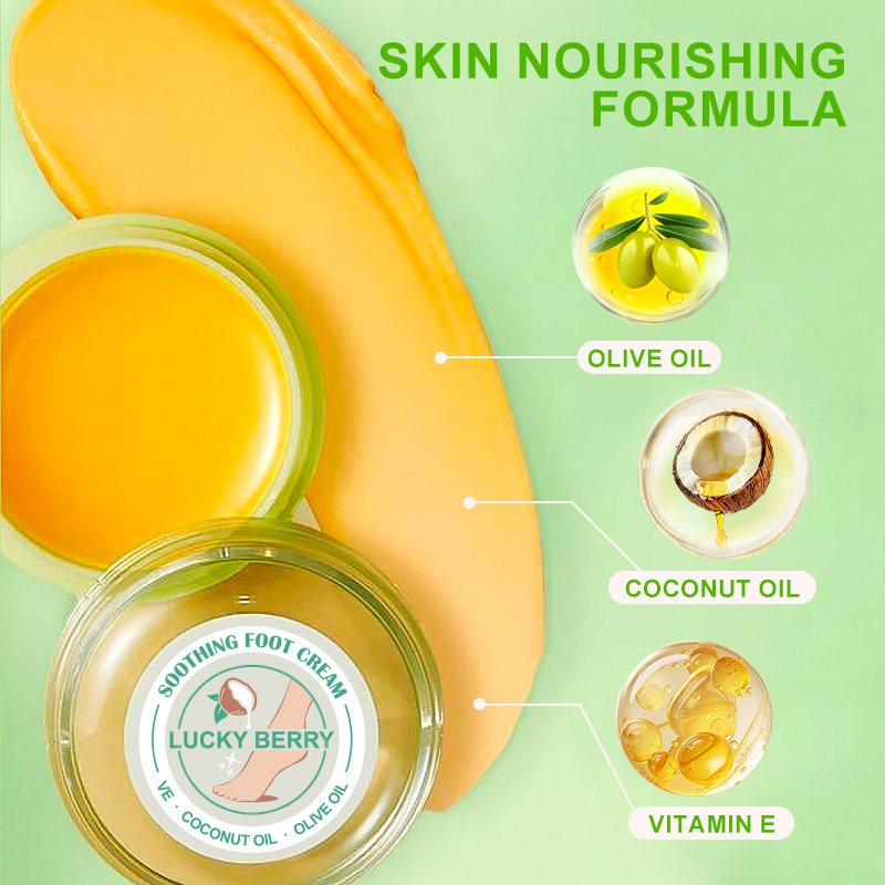 Foot Cream with Fruit Flavor Moisturizing & Anti-Chapped for Adults