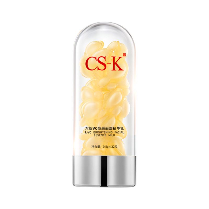 Lightweight Green Tea Essence Capsule Serum Nourishing Moisturizing Serum Brighten Skin Tone VC Essence for Face Oil