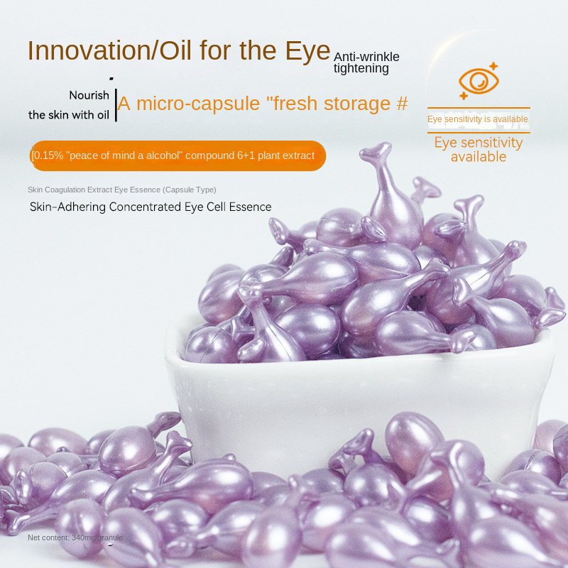 Clinical Strength Retinol Eye Capsules Snake Venom Peptide & Vitamin C Anti-Wrinkle Oil Serum Anti-Aging Wholesale