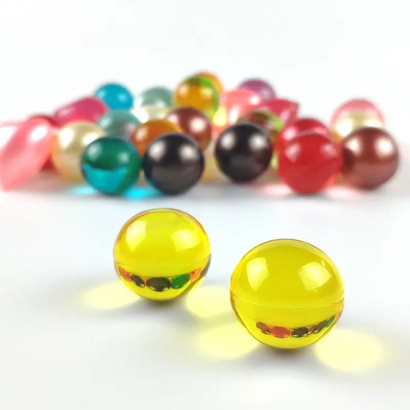 Natural Colorful Aromatherapy Bath Beads Vegan Shaped Bulk Pearls for SPA Moisturizing Skin and Scented Body Oil capsule serum
