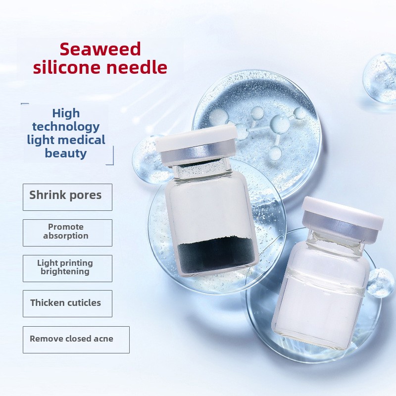 Microcrystalline Powder Face Body Mask Rejuvenating Small Green Film Seaweed Silicon Needle Plant Sponge Herbal Astaxanthin for