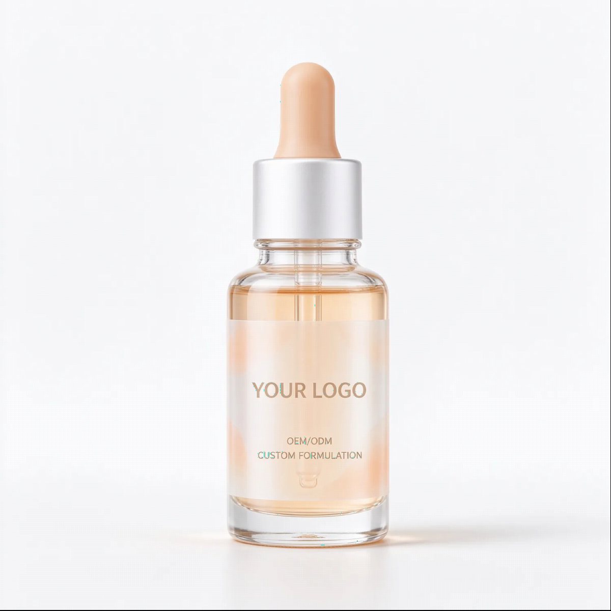 Peach Dropper Serum Bottle | OEM ODM Custom Formula