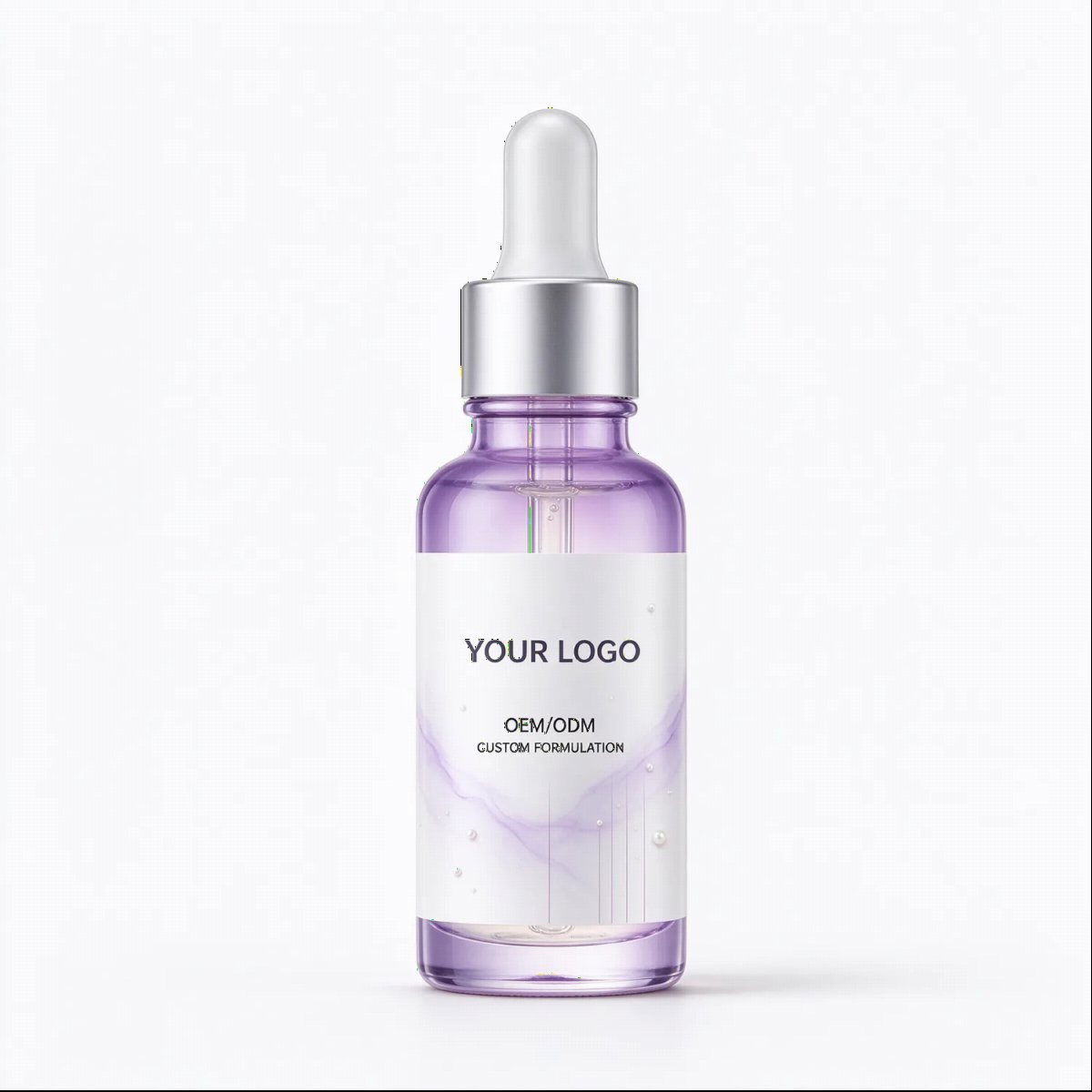Lilac Dropper Serum Bottle | OEM ODM Cosmetics
