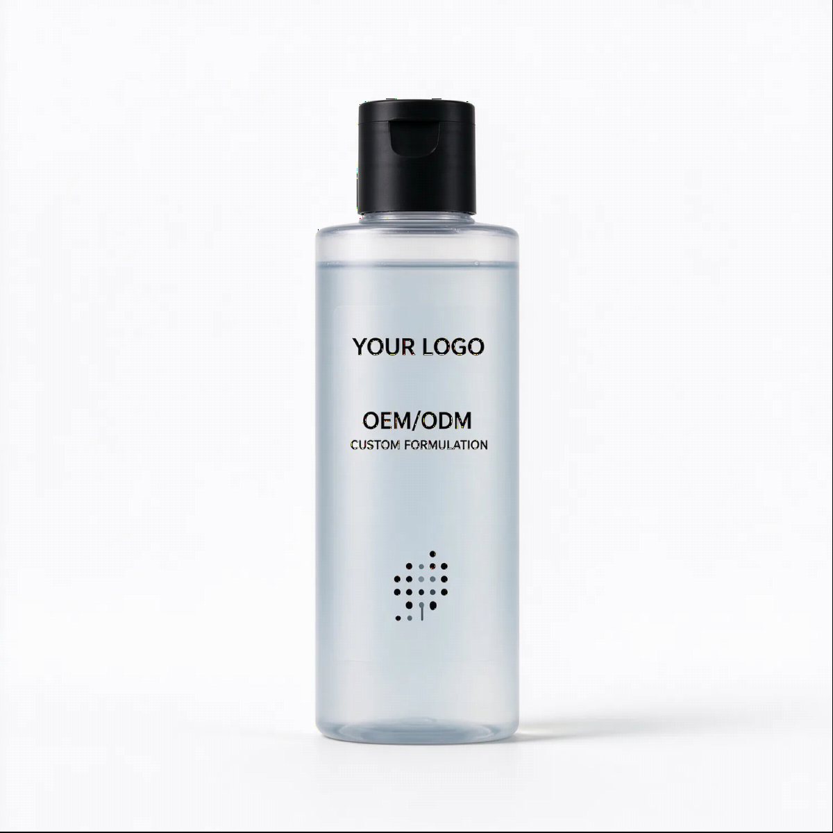 Men's Clear Toner Bottle with Dot Mark | OEM ODM