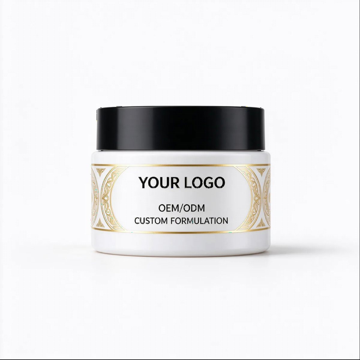 Men's Gold Pattern Face Cream Jar | OEM ODM Custom