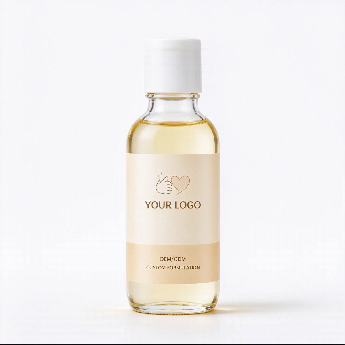 Golden Baby Oil Bottle | OEM ODM Baby Care Custom