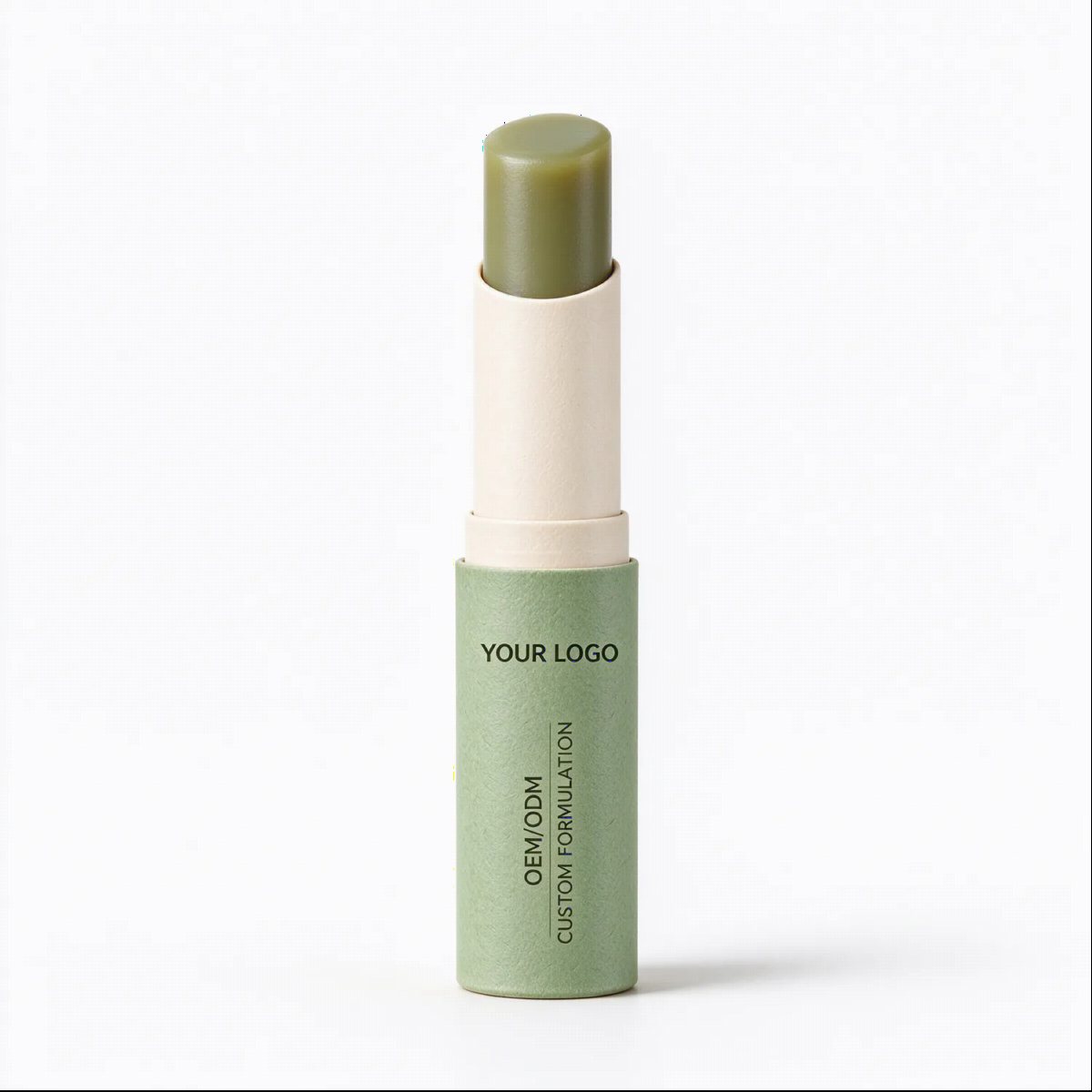 Olive Green Lip Balm Stick | OEM ODM Custom Formula