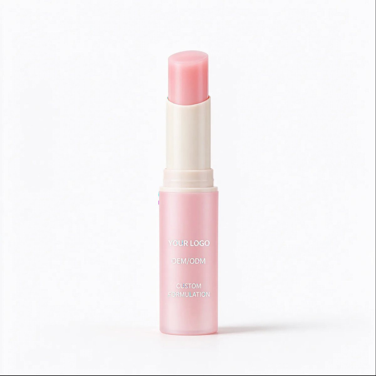 Pink Twist-Up Lip Balm Stick | OEM ODM Custom Formula