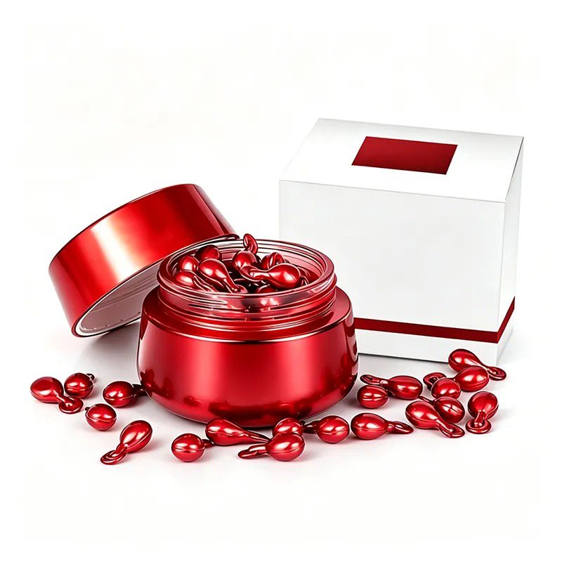 Red Garnet Energizing Serum Capsules | OEM ODM Essence Maker