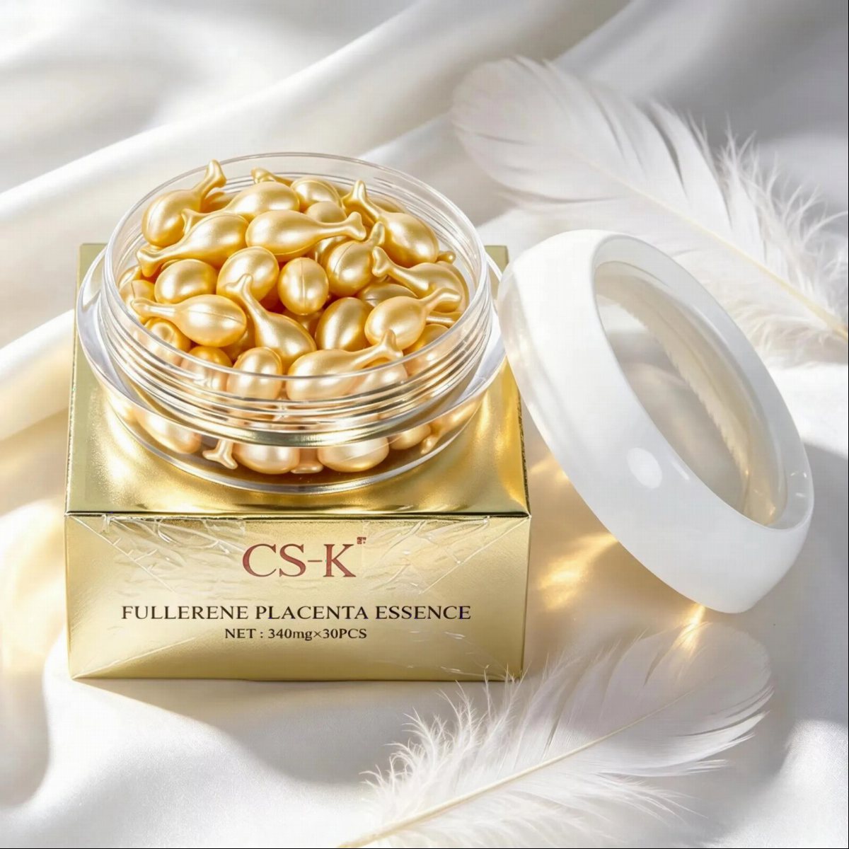 Fullerene Radiance Essence Capsules | OEM/ODM Capsule Custom