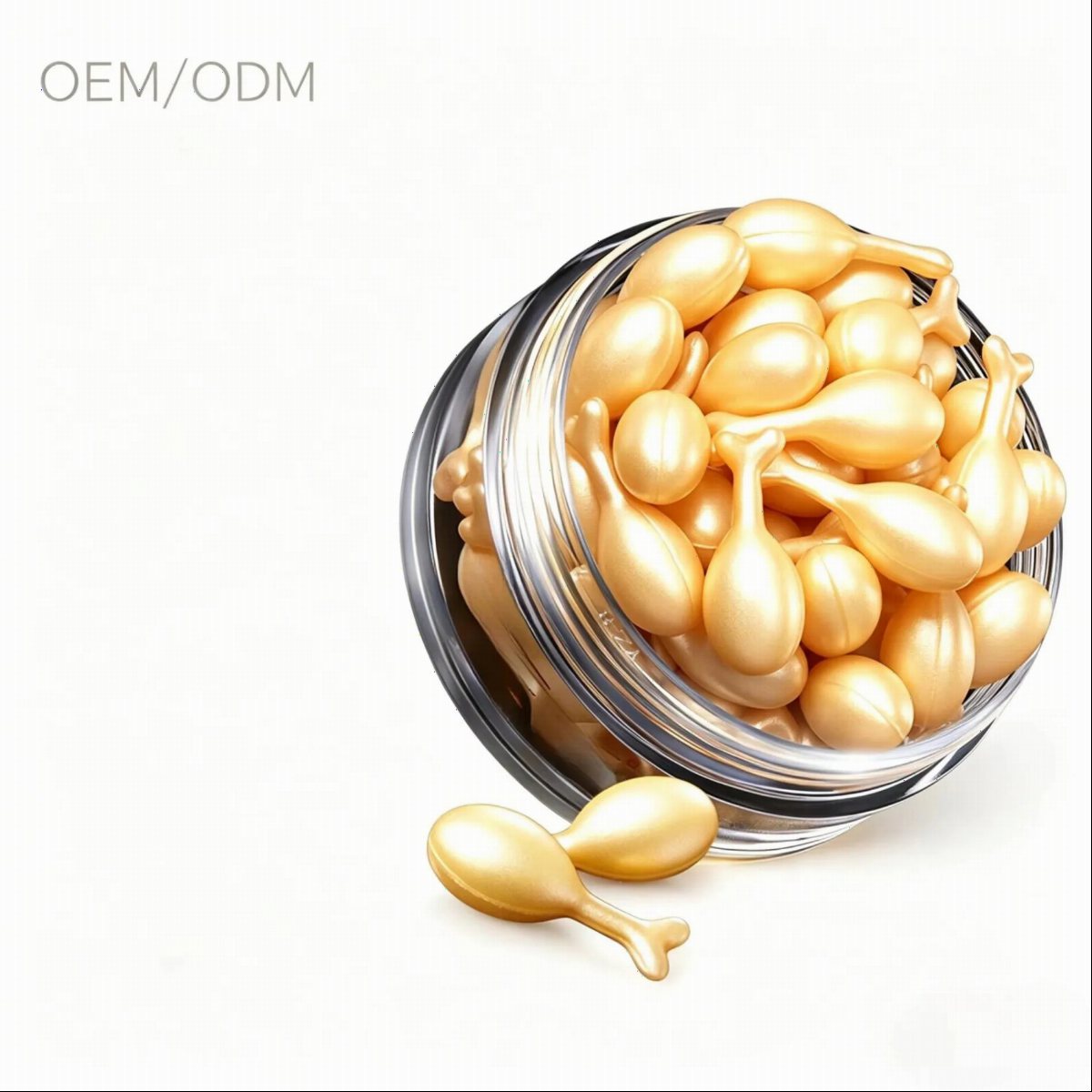 Golden Nourishing Facial Oil Capsules | OEM/ODM Beauty Maker