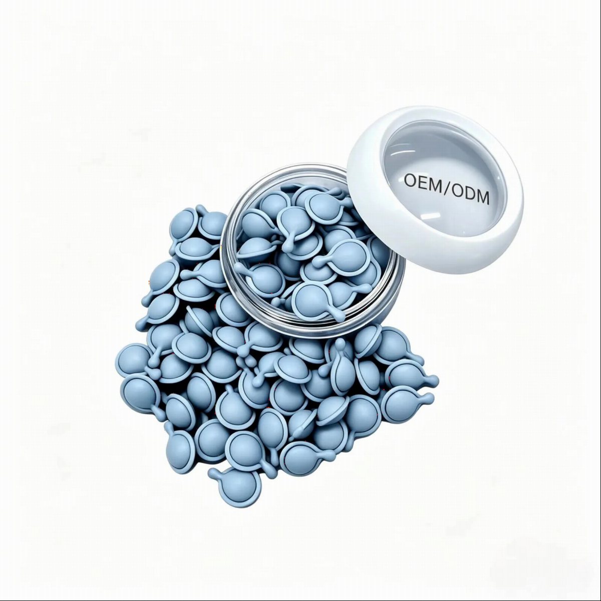 Soothing Blue Facial Essence Capsules | OEM/ODM Beauty Maker