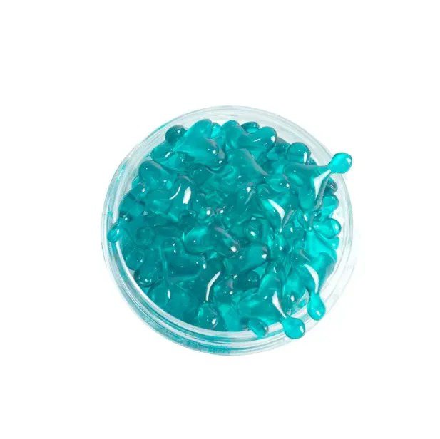 Teal Transparent Facial Essence Capsules | OEM/ODM Fragrance