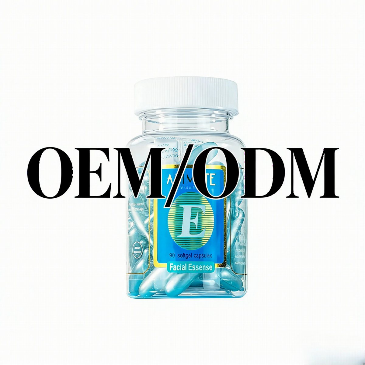Vitamin E Facial Essence Capsule Bottle | OEM ODM Beauty Lab
