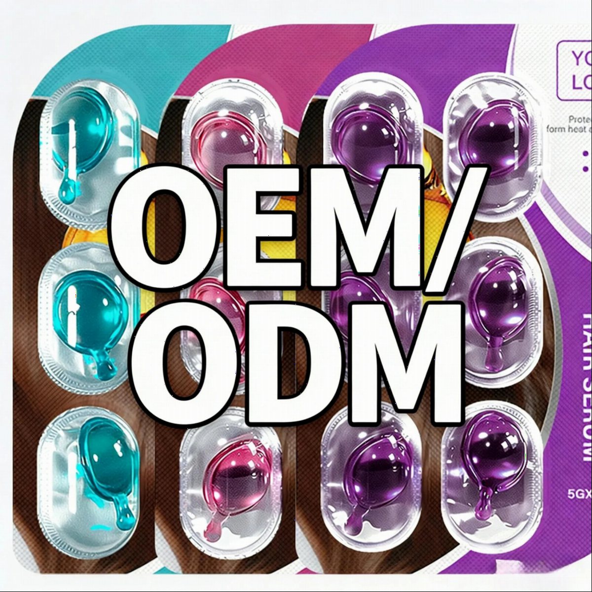 Green Pearl Facial Serum Capsules | OEM/ODM Beauty Fragrance