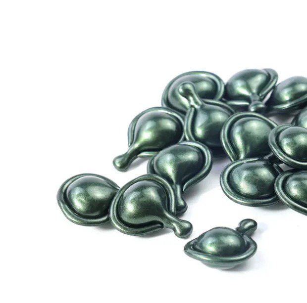 Deep Green Metallic Serum Capsule | OEM/ODM Beauty Fragrance