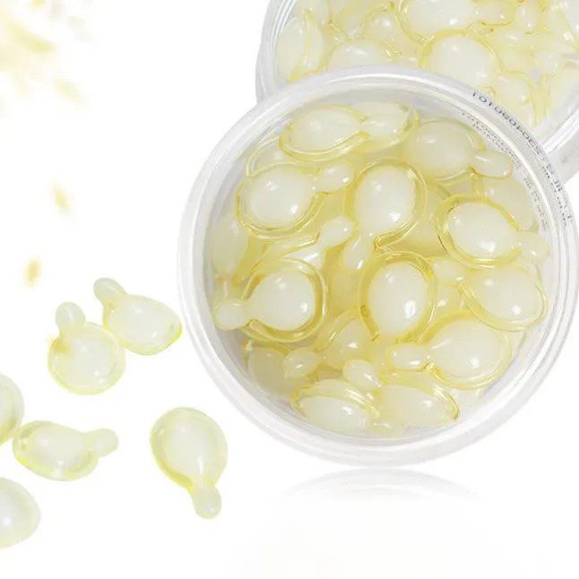 Ivory Pearl Teardrop Serum Capsule Jar | OEM ODM Beauty Line