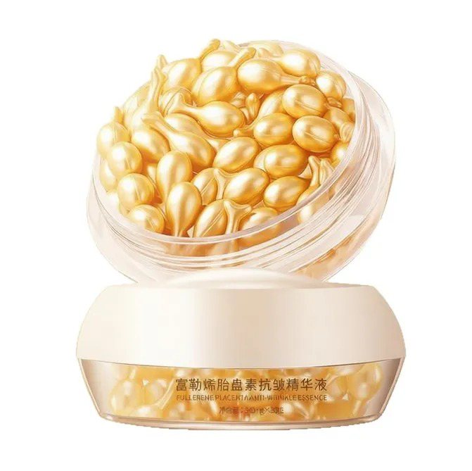 Gold Placenta Fullerene Essence Capsules | OEM/ODM Fragrance