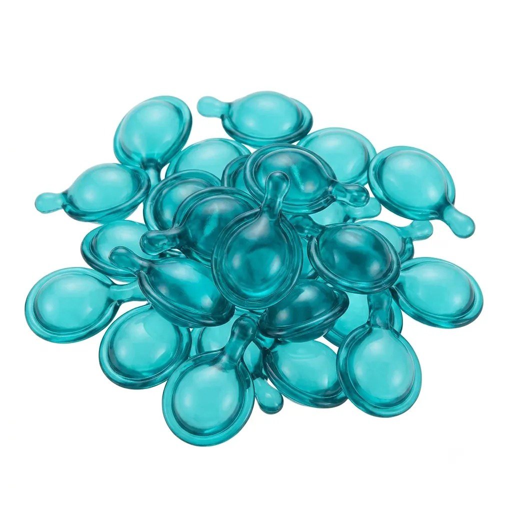 Turquoise Hydrating Facial Oil Capsules | OEM ODM Beauty Lab